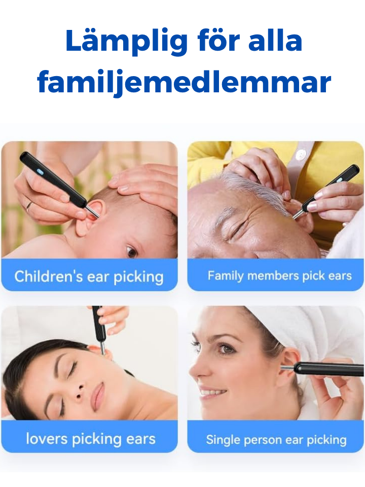 Smart Öronrengörare med Kamera