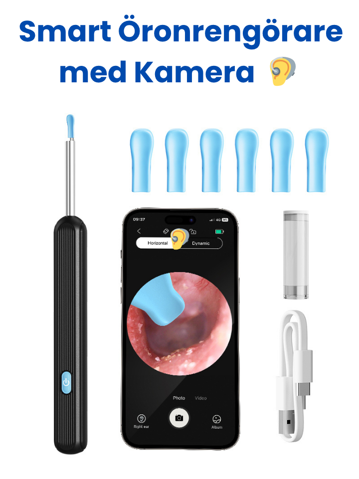 Smart Öronrengörare med Kamera